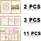 16 PCS Framed Christian Coquette Wall Art Decor, Gallery Wall Frame Set - Image 2