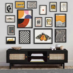 ANERZA 16 PCS Eclectic Wall Art Decor, Modern Maximalist Wall Prints - Image 5