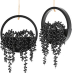 Artificial Hanging Plants Hanging Planter Fake Succulents Artificial String of by Hobyhoon