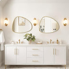 WallBeyond Asymmetrical Mirror, Irregular Wall Mirror, Wall Mirrors Decorative - Image 2