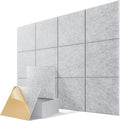 12 Pack Self-Adhesive Acoustic Panels, Soundproof Wall Panels by Lebenforce