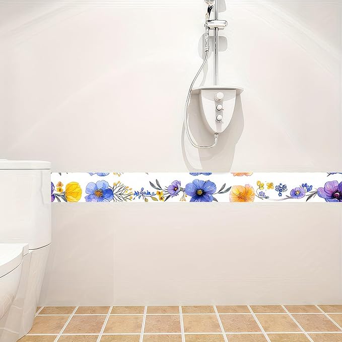 HOMETITUTE Wallpaper Border 4x196 Inch Peel and Stick Wall Border Wallpaper - Image 6