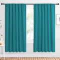 NICETOWN 2 Panels Blackout Curtains, Rod Pocket Window Curtains Room Darkning by NICETOWN