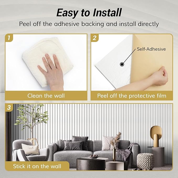 TONOR 4 Pack Large Acoustic Panels, 47.2" X 23.6" X 0.35" Acoustical Wall Panel - Image 5