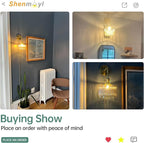 Shenmoyl Vintage Wall Sconce Wall Lamp - Image 5