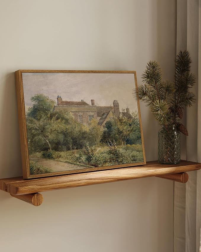 InSimSea Framed Canvas Wall Art Vintage Decor, Home Decor Classical Scenery - Image 3