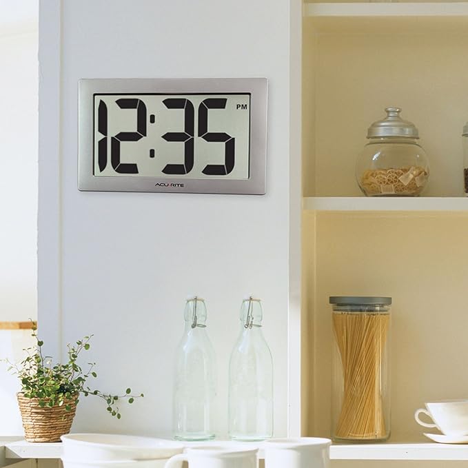 AcuRite 75102RM 9.5" Large Digital Clock - Image 5