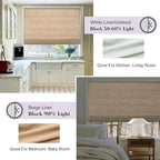 DEJAVU Cordless Linen Roman Shades - Image 6