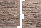EverStone Canyon Ridge Faux Stone Panel, 45 3/4"W x 24 1/2"H x 1 1/4"D - Image 8