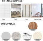 JEOYOO Full Length Wall Mirror Tiles, Frameless Full Body Mirror Tiles - Image 7