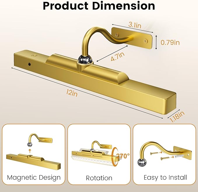 Picture Frame Light, Dimmable LED - Image 6
