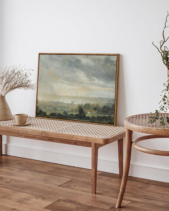 InSimSea Framed Canvas Wall Art, Vintage Decor, Modern Farmhouse, Cottagecore - Image 3