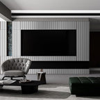 White Wood Slat Wallpaper - Image 4
