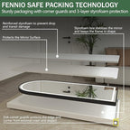 FENNIO Full Length Mirror with Lights, Free Standing Lighted Floor Mirror - Image 8