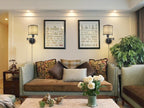 Plug in Wall Sconces with Remote Control, Dimming 10%-100% & Adjustable Colors - Image 9