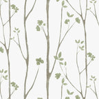 Timeet Green Leaf Wallpaper 16" x 197" Boho Floral Peel & Stick Removable by Timeet