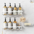 Shower Caddy, 3 Pack Shower Shelves by Deyhoc
