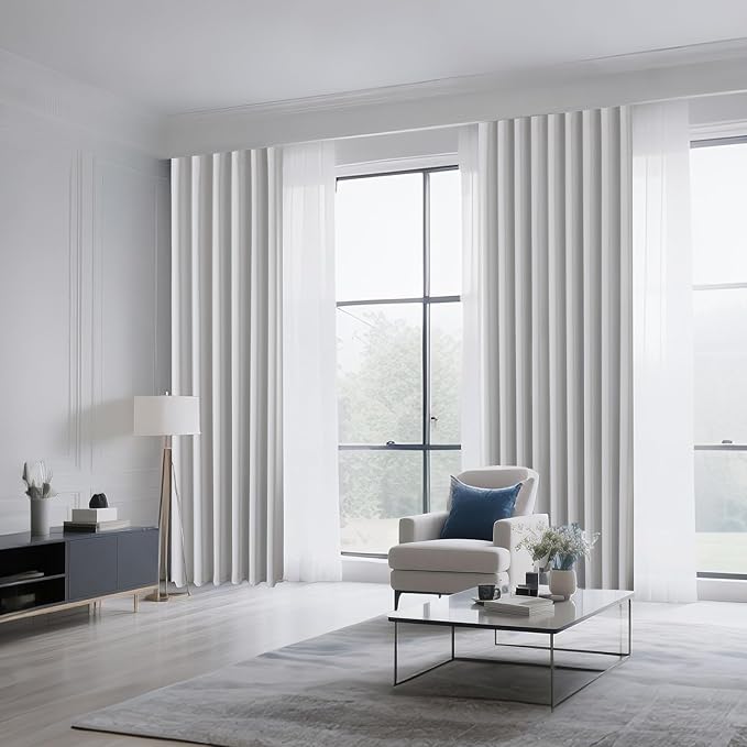 CUCRAF Blackout Curtains Room Darkening Window Curtain Panels, Rod Pocket - Image 8