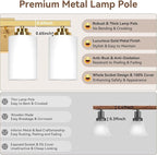 4-Light Bathroom Light Fixtures, Classic Wall Light Fixture - Image 5