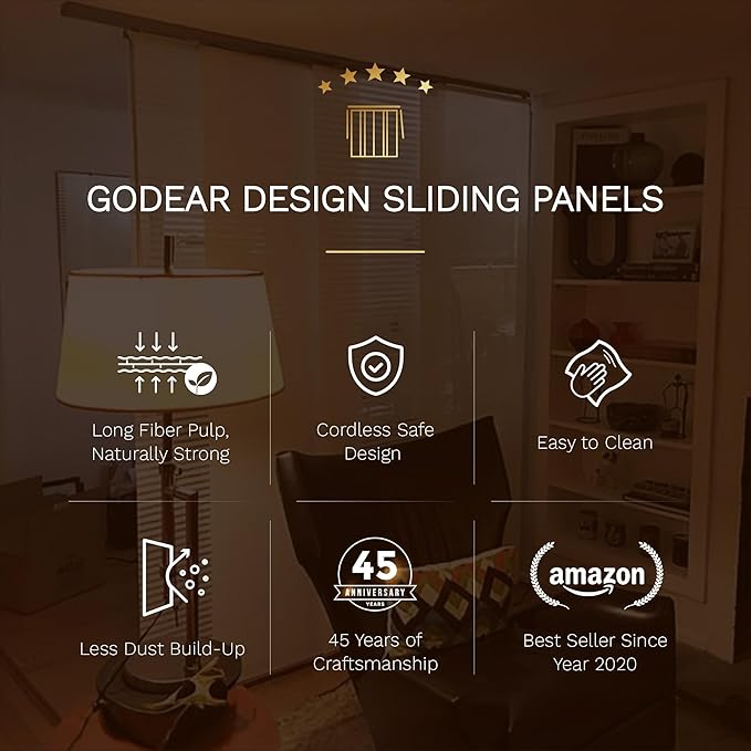 GoDear Design Adjustable Panel Track Blinds - Image 6