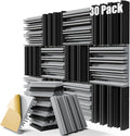 30-Pack Sound Proof Foam Panels, Decorative Soundproof Wall Panels Sound by ZELMINE