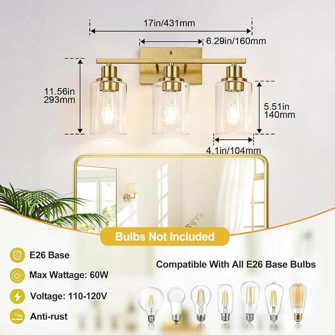 Indoi 3-Light Vanity Lights - Image 8