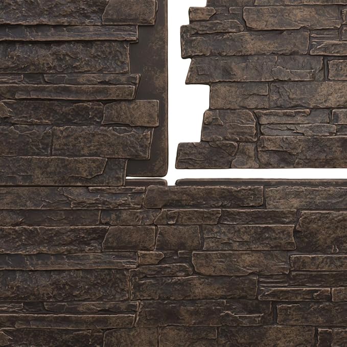 EverStone Acadia Ledge Faux Stone Panel, Alder Creek Color - Image 9