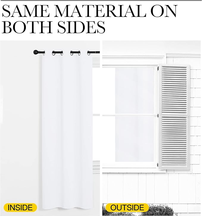 NICETOWN Closet Door Heavy Curtain, Room Dividers Shade Screens Partitions - Image 6