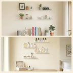 Lifewit Floating Shelves for Bathroom, Acrylic Wall Organizer for Perfume - Image 7
