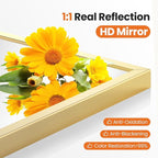 Sweetcrispy 31"x32" Arched Gold Bathroom Mirrors - Image 3