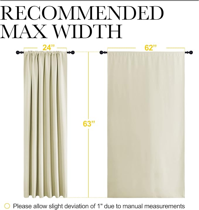 NICETOWN Blackout Curtains for Bedroom, Home Decorations Thermal Insulated - Image 7
