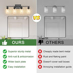 Ascher Bathroom Light Fixtures, 4-Light Vanity Lights - Image 7