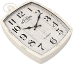 Menterry Large Retro Rectangle Wall Clock, Battery Operated Silent Decor Wall - Image 2