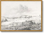 OIQArtOIQ Vintage Landscape Canvas Wall Art Framed Natural Scenery Painting by OIQArtOIQ
