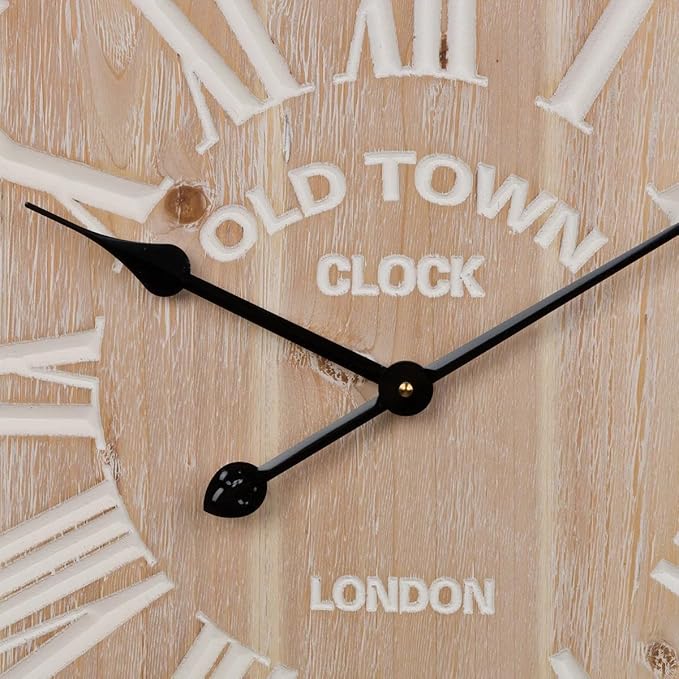 24 Inch Large Farmhouse Wall Clock - Image 8