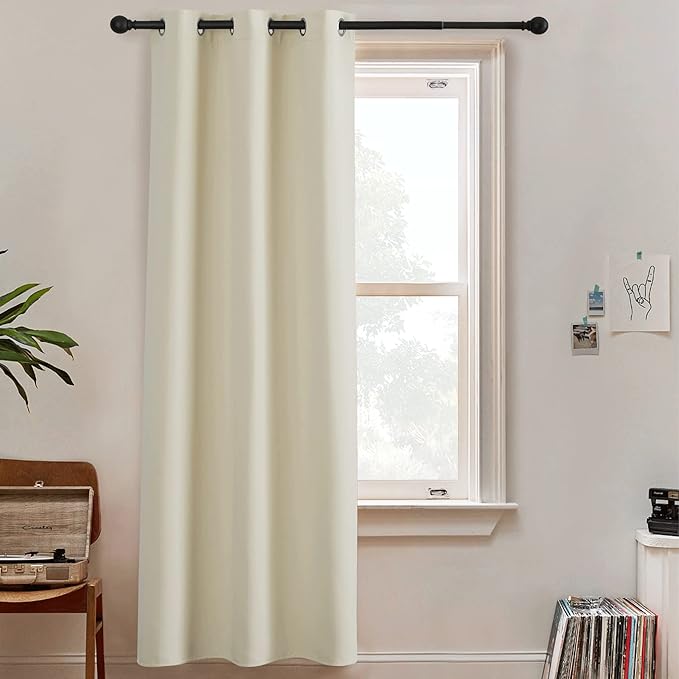 RYB HOME Blackout Curtains 96 inch Long, Portable Privacy Curtains Screen by RYBHOME