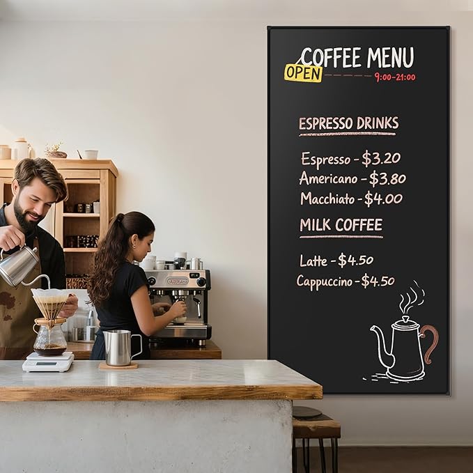 SELEAD Huge Magnetic Chalkboard 96 x 48 Inches - Image 4