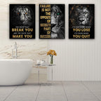 Motivational Office Wall Decor 3 Pieces Paintings Motivational - Image 8