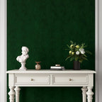 YENHOME 17.7"X590" Emerald Green Wallpaper Vintage Green Peel and Stick - Image 5