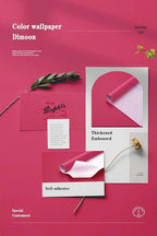 Dimoon 393''x17.7'' Pink Peel and Stick Wallpaper Contact Paper Modern Self - Image 4