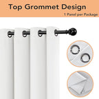 BONZER Room Divider Curtain Screen Partitions Light Reducing Wide Blackout - Image 3