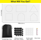 FADOTY Cuttable Blackout Shades Fabric Sheet, Portable 100% Black Out Window - Image 4