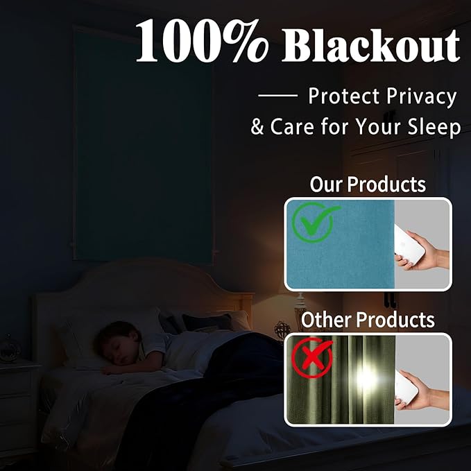 Adhesive 100% Blackout Curtain - Image 2