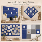 Large Cork Boards for Walls – 36" x 24" Self Adhesive Felt Wall Tiles - Image 6