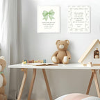 LARTSFRO Coquette Sage Green Bow Jesus Wall Art Decor Posters, Inspirational - Image 7