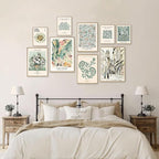KBKBART 9 PCS Sage Green Wall Art - Image 4