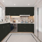 Yancorp 31.5"x394" Matte Black Contact Paper Peel and Stick Wallpaper Removable - Image 3