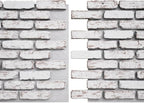 EverStone Aged Brick Faux Brick Panel, 46 7/8"W x 27"H x 1 1/4"D, Rustic White - Image 8