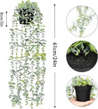 Waipfaru 2Pcs Fake Hanging Plants - Image 3