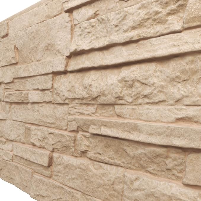 EverStone Acadia Ledge Faux Stone Panel, Ocean Floor Color - Image 7